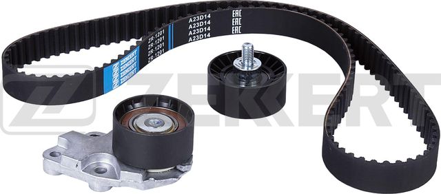 Ремень ГРМ с роликами (комплект) Zekkert (HNBR (Hydrierter Acryl-Nitril-Butadien-Kautschuk)) для Daewoo Nubira I 1997-2003. Артикул ZR-1201