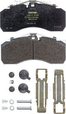 Тормозные колодки Textar передние/задние для Mercedes-Benz Econic I 1998-2026. Артикул 2927802