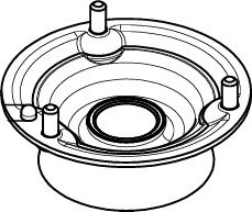 Опора амортизатора BMW 5(E39)/1(E81) перед. с подшип. (Trialli). Артикул SA2599