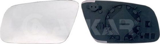 Зеркальное стекло бокового зеркала Alkar левое для Audi A6 II (C5) 1997-2005. Артикул 6411797