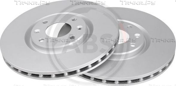Тормозной диск ABS COATED передний для Peugeot 3008 I 2009-2016. Артикул 17818