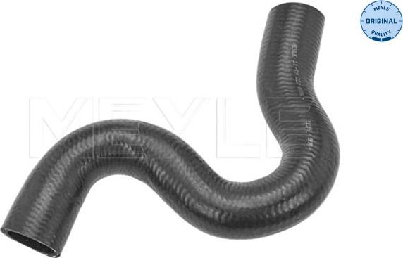 Патрубок радиатора (системы охлаждения) Meyle (EPDM (Этилен-пропиленовый каучук)). Артикул 11-19 222 0006
