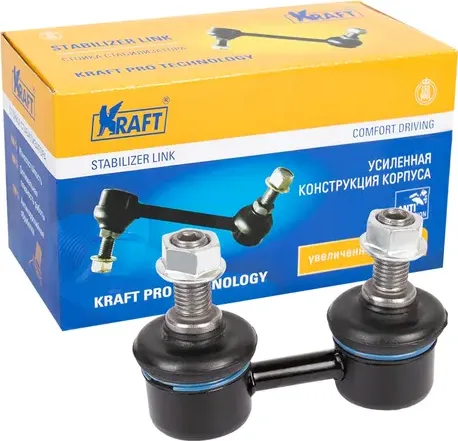Тяга/стойка стабилизатора (Kraft). Артикул KT202027
