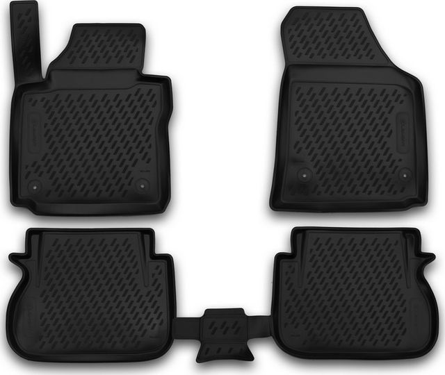 Коврики Element 3D для салона Volkswagen Caddy 2015-2020. Артикул CARVLK00003