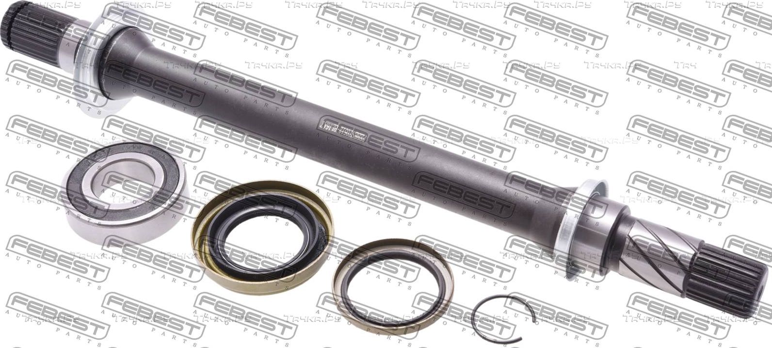 Полуось (привод в сборе, приводной вал) Febest передняя правая для Mazda 3 I (BK) 2003-2009. Артикул 0512-BL16AT