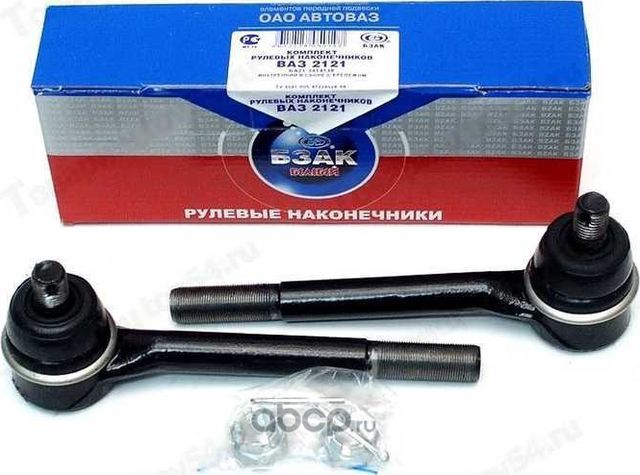 НАКОНЕЧНИК РУЛ 2121-21214 ВНУТР ДЛИН В СБ С КРЕПЕЖОМ (К-Т) БЗАК (Bzak). Артикул 90654801