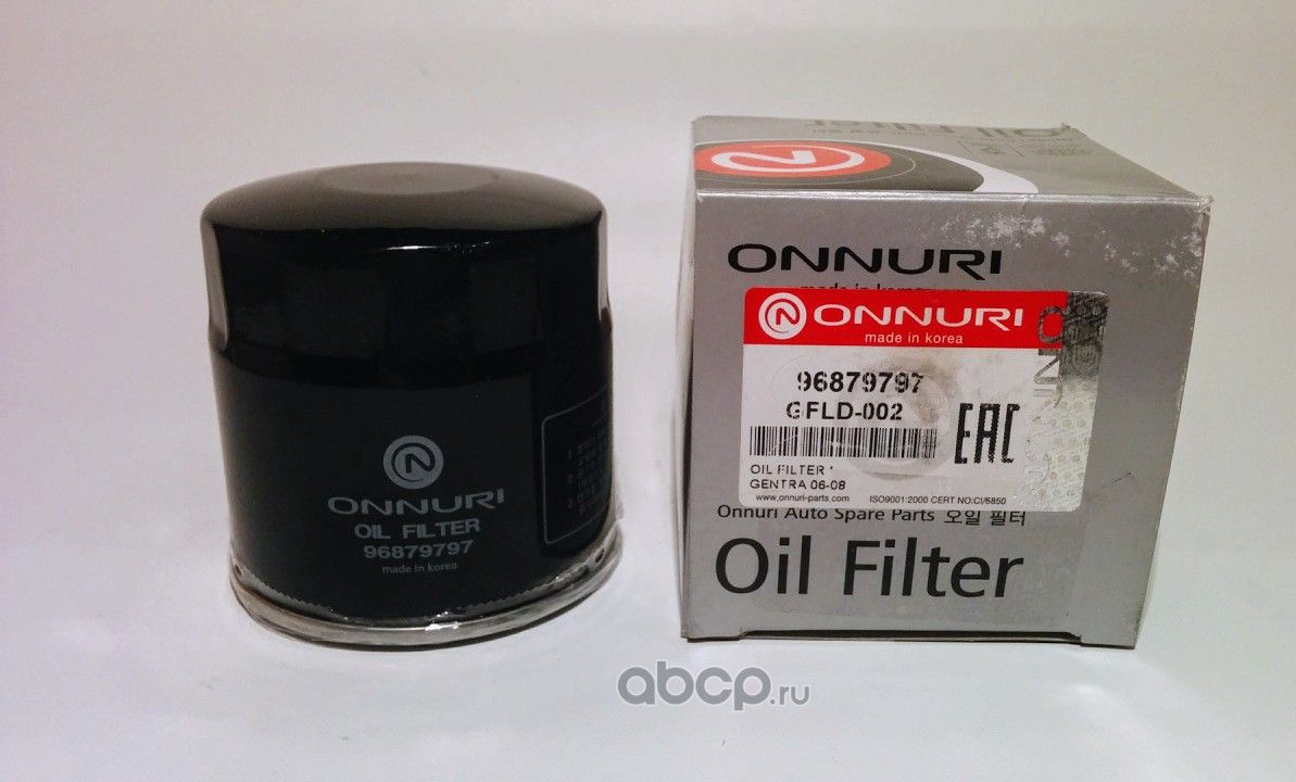 ФИЛЬТР МАСЛЯНЫЙ (Onnuri). Артикул GFLD002