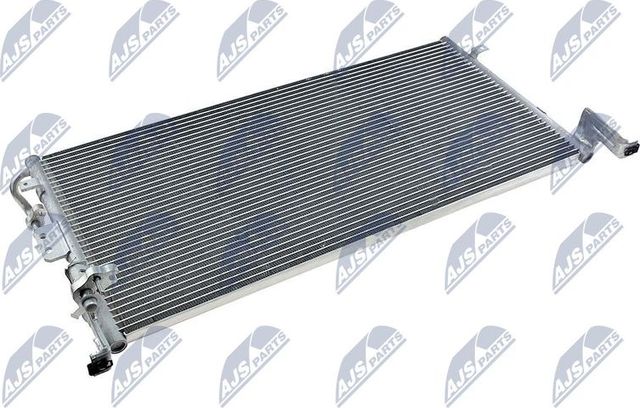 Радиатор кондиционера (конденсатор) NTY (алюминий) для Hyundai Sonata IV (EF) 1998-2004. Артикул CCS-HY-009