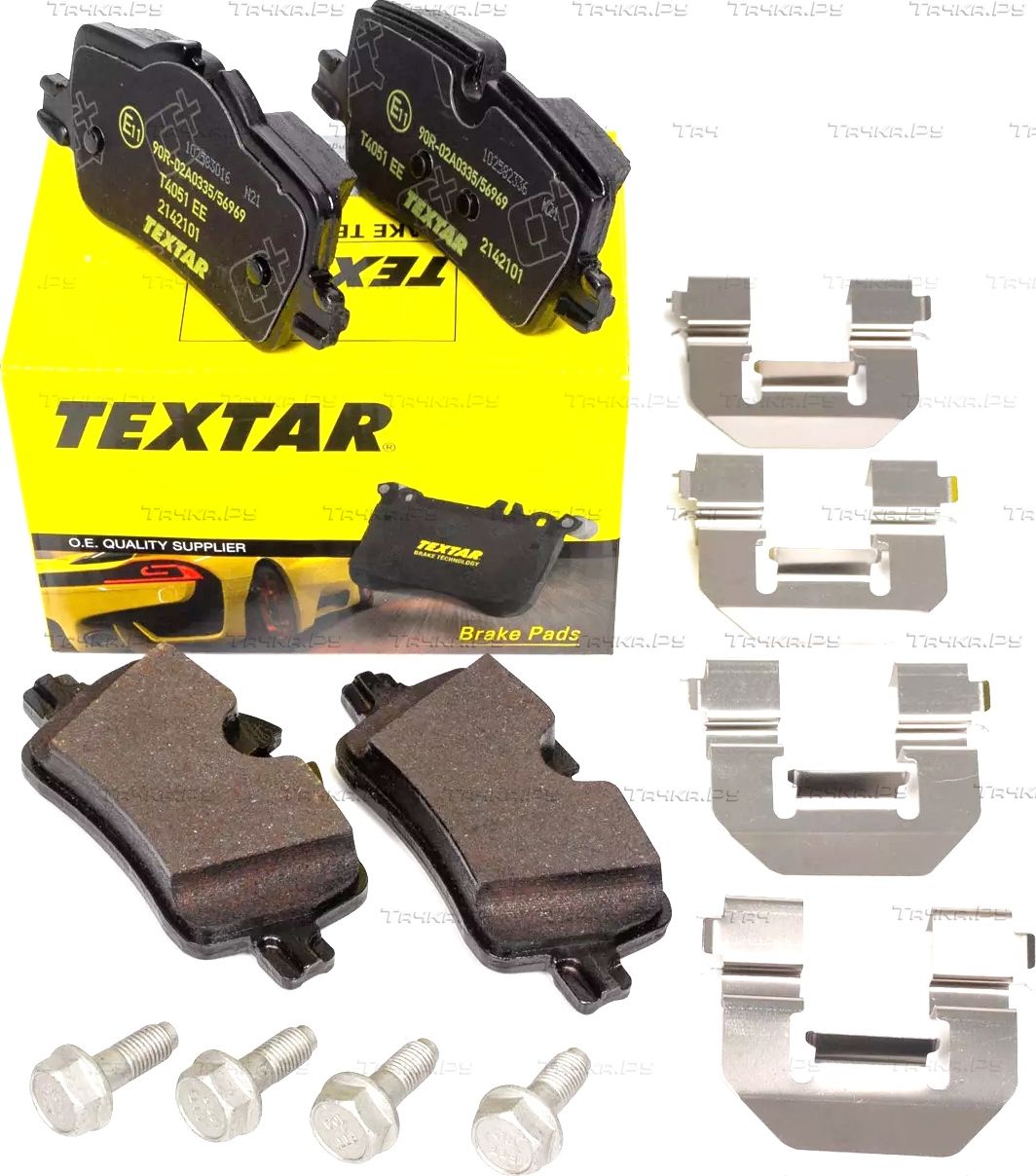 Тормозные колодки Textar Q+ задние для BMW 4 G22, G23 2020-2026. Артикул 2142101