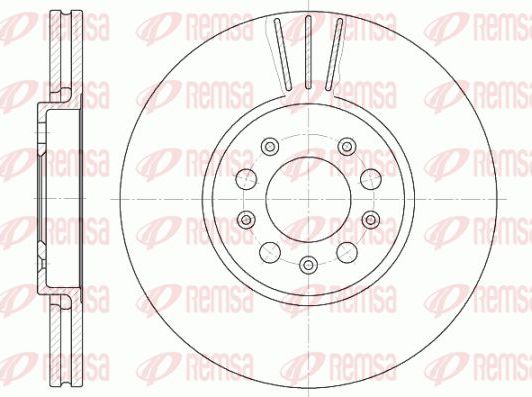 Тормозной диск Remsa. Артикул 6544.10