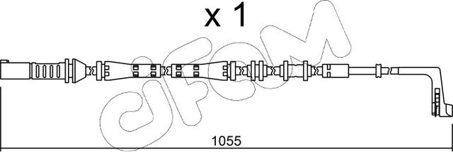 Датчик износа тормозных колодок  Metelli. Артикул SU.283