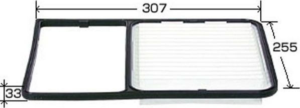 Воздушный фильтр JS Asakashi для Toyota Rush I 2006-2016. Артикул A1016