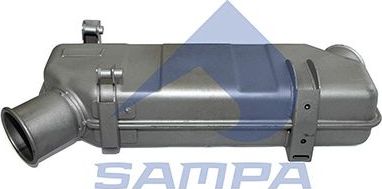Глушитель (задняя часть) Sampa для Scania G 2004-2015. Артикул 041.380