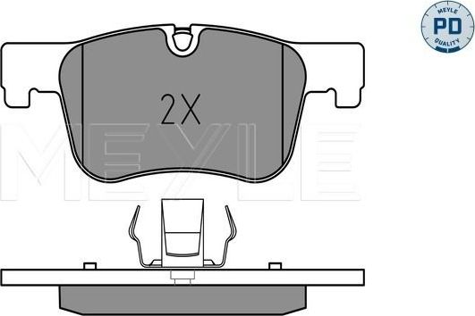 Тормозные колодки Meyle PD передние для BMW 3 VI (F3x) 2011-2026. Артикул 025 255 0618/PD