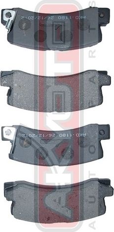 Тормозные колодки Akyoto Packing AKYOTO. Артикул AKD-1180