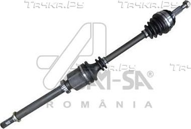 Полуось (привод в сборе, приводной вал) ASAM передняя правая для Renault Modus I 2004-2012. Артикул 30541