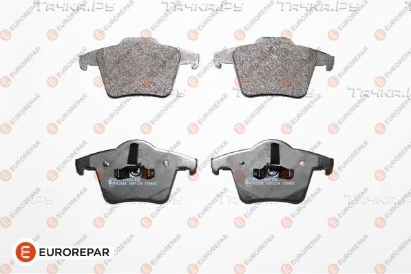 Тормозные колодки Eurorepar. Артикул 1623061780