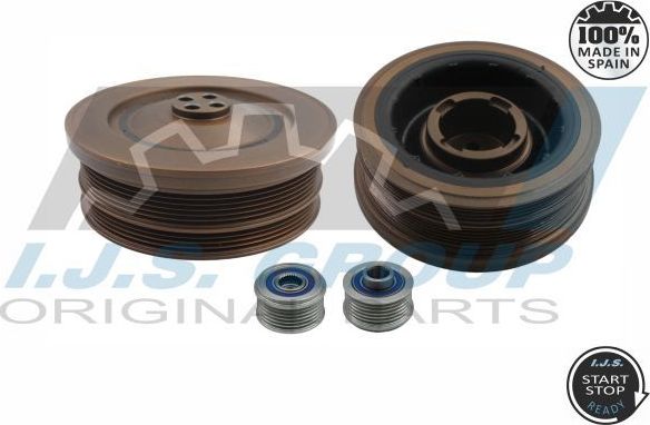 Шкив коленвала IJS Group. Артикул 17-1081KIT B