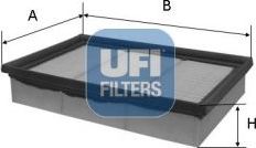 Воздушный фильтр UFI для Fiat Albea 2004-2001. Артикул 30.396.00