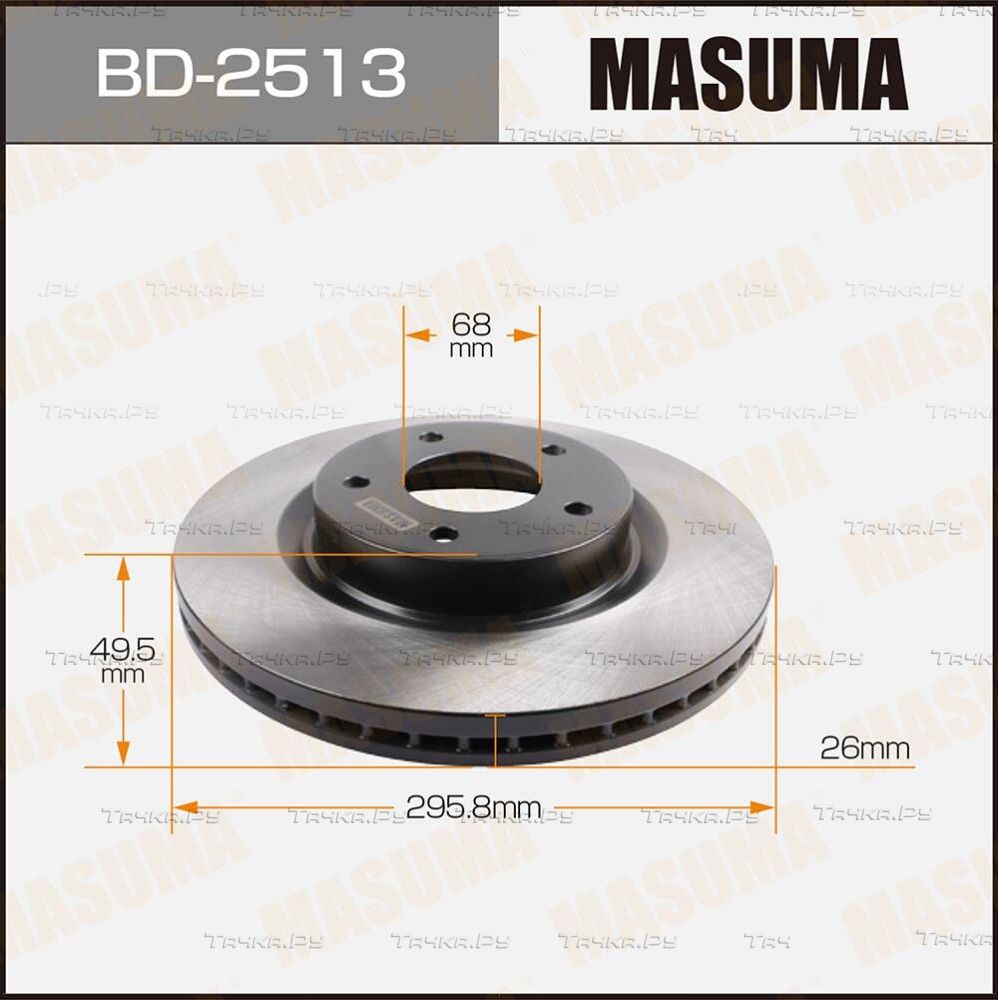 Тормозной диск Masuma. Артикул BD-2513