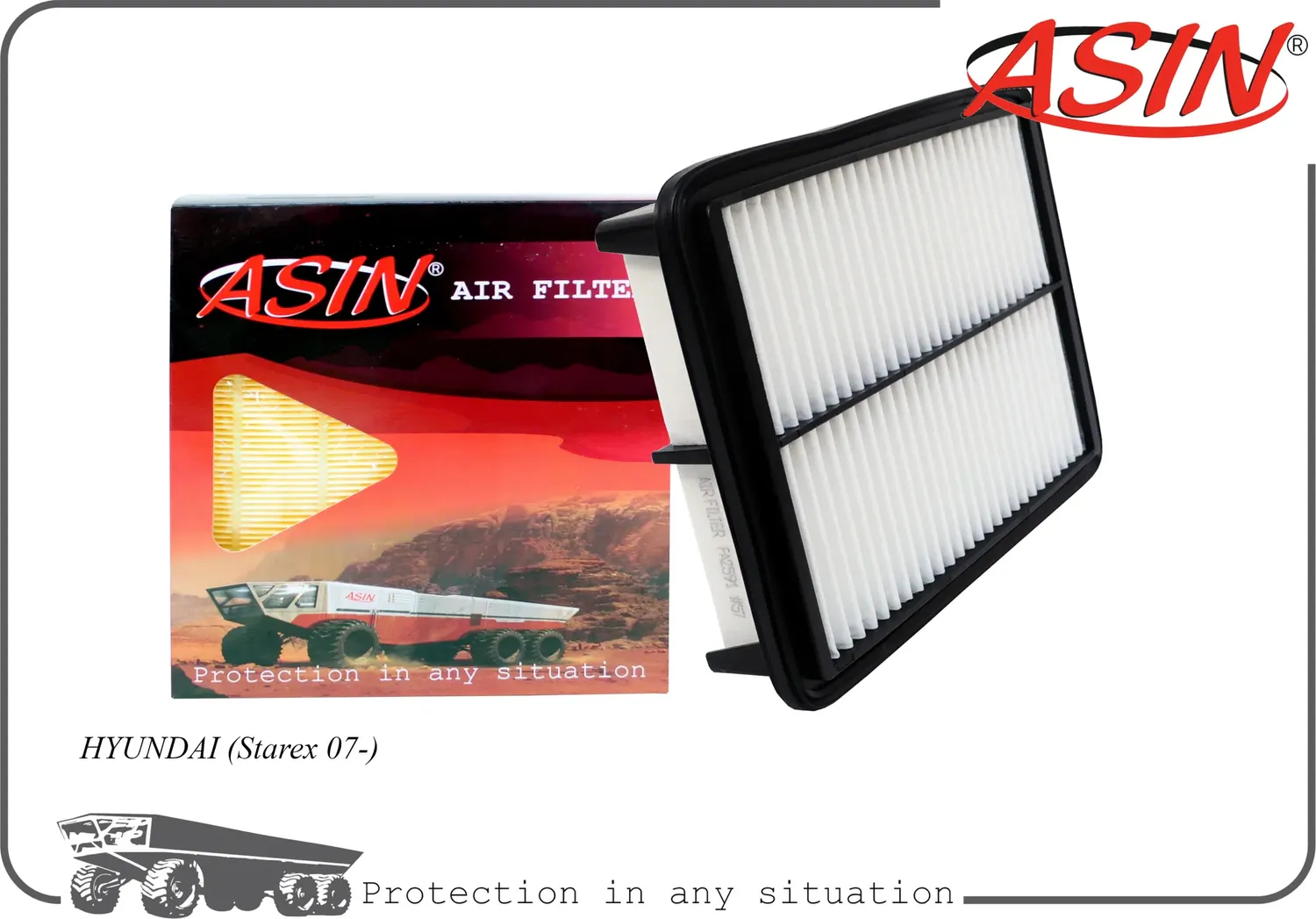 Фильтр воздушный (Asin). Артикул ASINFA2591