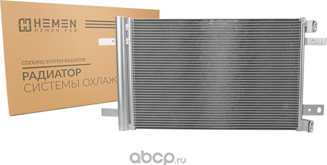 Радиатор кондиционера Citroen C4 13-, Peugeot 308 13-, 3008 16- 1.6i-2.0i () (Hemen). Артикул HOCR011