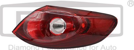 Фонарь задний DPA правый для Volkswagen Passat CC I 2008-2012. Артикул 99451788702