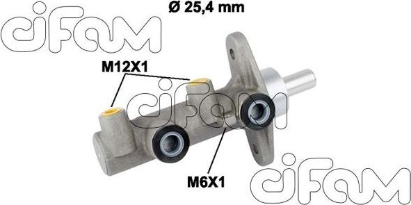 Тормозной цилиндр главный Cifam (алюминий) для Hyundai Tucson I 2009-2010. Артикул 202-819