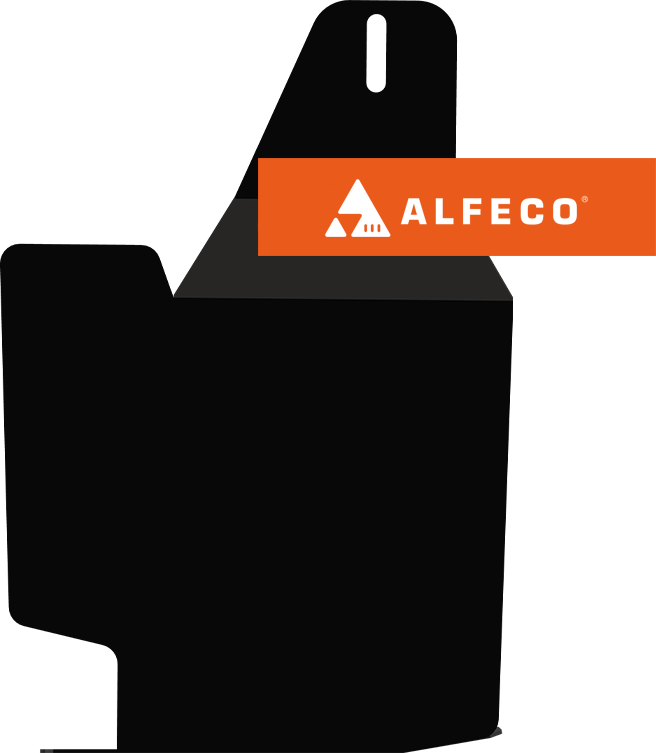 Защита Alfeco для КПП (боковой пыльник от грязи моторного отсека) Chery Tiggo 7 (вкл. Tiggo 7 Pro) 2019-2026. Артикул ALF.02.23