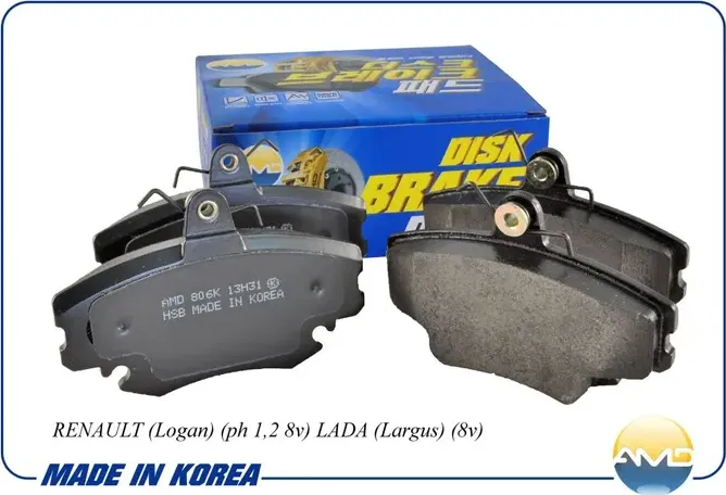 Колодки передние (AMD). Артикул AMDBF323