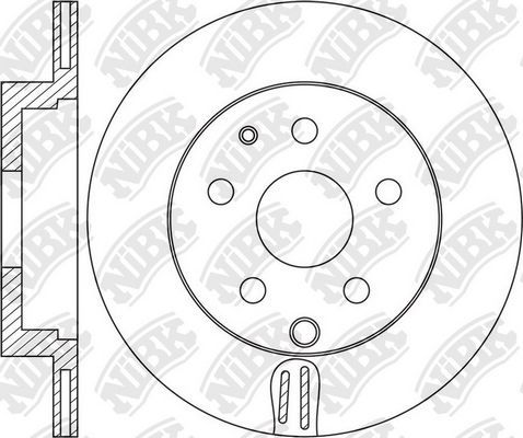 Тормозной диск NiBK. Артикул RN1650