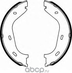 Тормозные колодки (стояночная тормозная система) SCT-Germany задние для BMW 5 I (E12) 1972-1981. Артикул SS 515