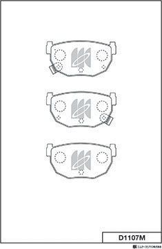 Тормозные колодки MK Kashiyama задние для Infiniti QX50 I 2013-2017. Артикул D1107M
