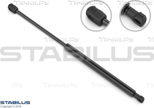 Амортизатор (упор) капота Stabilus Lift-O-Mat®. Артикул 0772VE