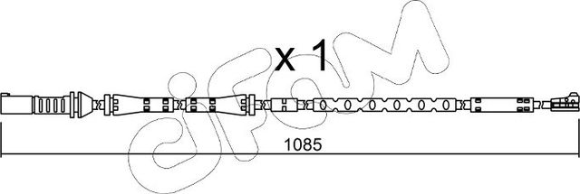 Датчик износа тормозных колодок  Metelli. Артикул SU.284