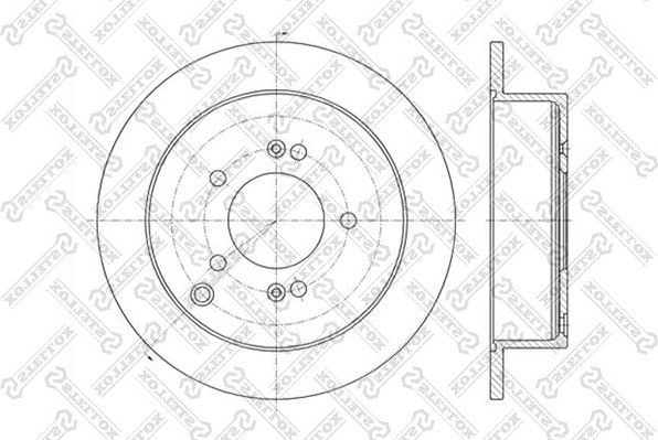 Тормозной диск Stellox. Артикул 6020-3414-SX