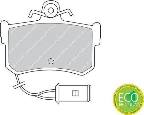 Тормозные колодки Ferodo Premier Eco Friction задние для Rover 800 1986-1991. Артикул FDB463