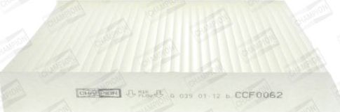 Салонный фильтр Champion. Артикул CCF0062