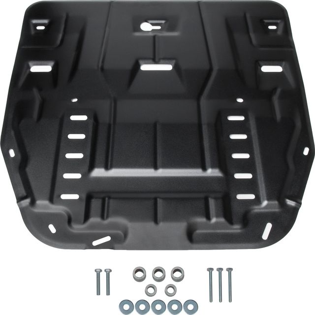 Защита Rival для картера и КПП Kia Carnival IV 2021-2026. Артикул 111.2859.1