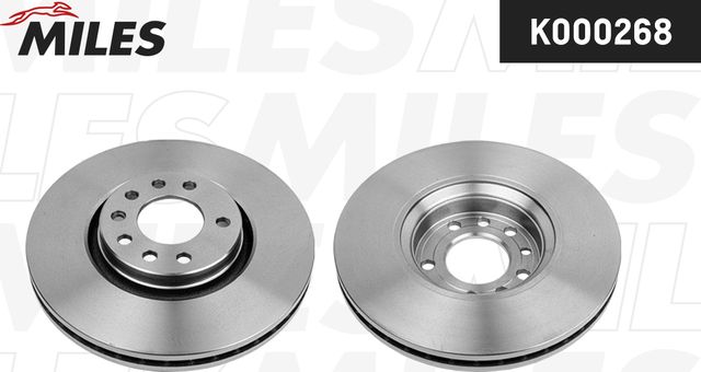 Тормозной диск Miles передний для Opel Vectra B 1998-2000. Артикул K000268