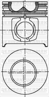 Поршень Yenmak для IVECO EuroCargo I, II, III 1991-2015. Артикул 31-04856-000