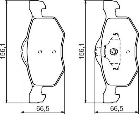 Тормозные колодки Bosch. Артикул 0 986 494 361