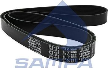 Приводной ремень поликлиновой Sampa. Артикул 061.481