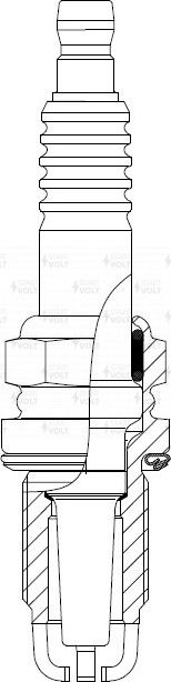 Свеча зажигания StartVOLT для Toyota Corolla E110 1997-2001. Артикул VSP 1917