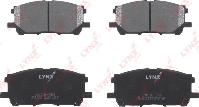 Тормозные колодки LYNXauto. Артикул BD-7525