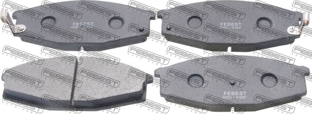 Тормозные колодки Febest для Nissan Urvan II (E23) 1981-1988. Артикул 0201-Y60F