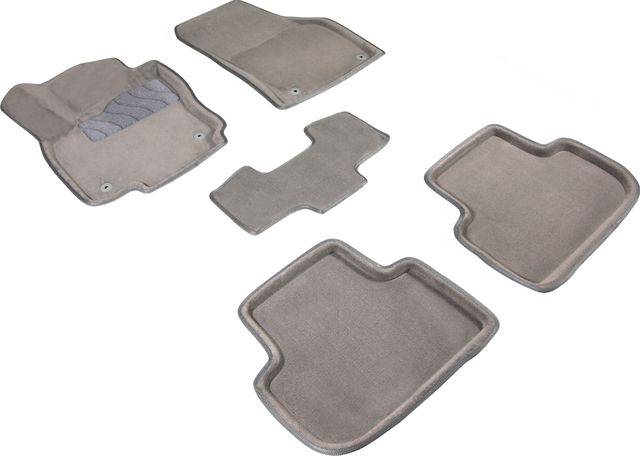 Комплект ковриков 3D Seintex для салона Volkswagen Tiguan II 2016-2026 СЕРЫЙ. Артикул 89920