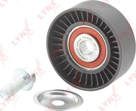 Натяжной ролик (натяжитель) приводного поликлинового ремня LYNXauto. Артикул PB-5031