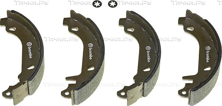 Тормозные колодки Brembo ESSENTIAL LINE задние для Renault 19 I 1988-1993. Артикул S 68 520
