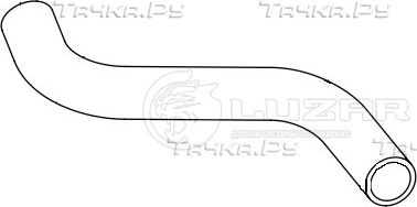Патрубок охл. FORD FUSION (02-)/FIESTA (01-) 1.25I/1.4I/1.6I нижн. (EPDM, 1шт.) (Luzar). Артикул LPK 10312